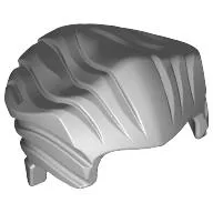 Hair Swept Back with Widow's Peak [Plain] / Light Bluish Gray