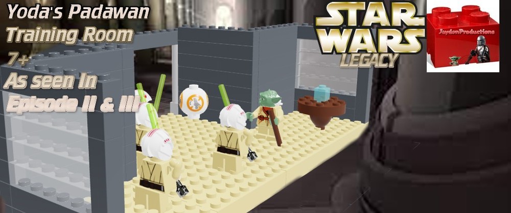 Lego Yoda's Padawan Training Room