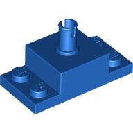 Lego Brick Special 2 x 4, with 2 x 2 Brick with Top Pin and 1 x 2 Side Plates / Blue
