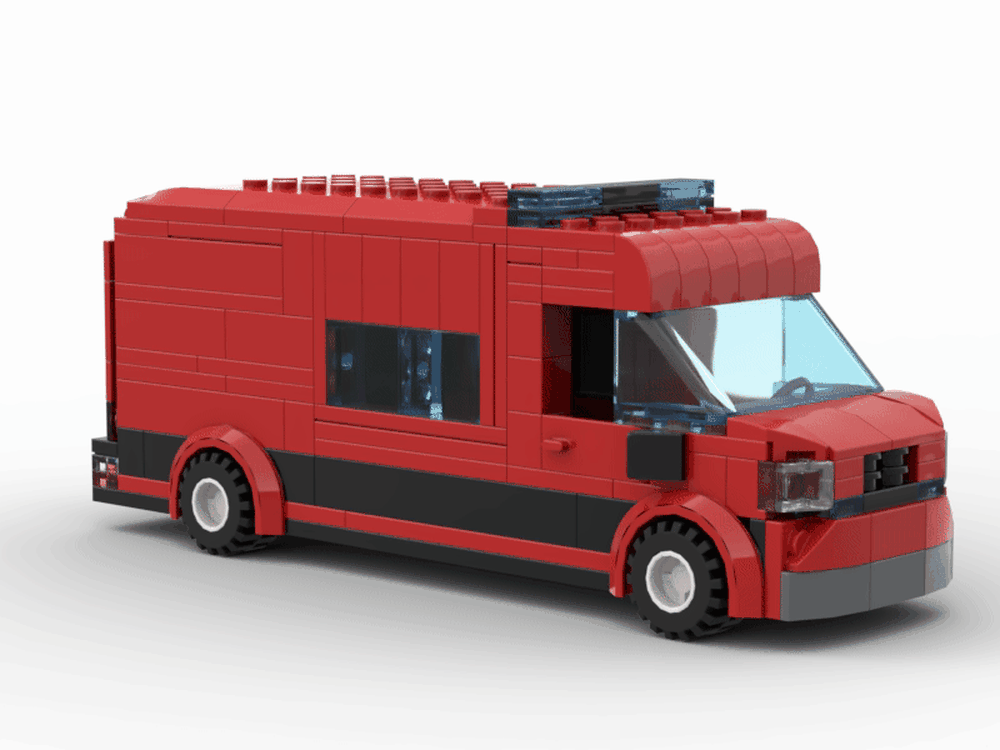 Lego City Fire brigade Van general Service