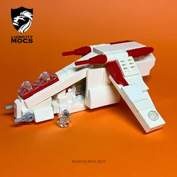 Republic Gunship MOC (1:120)