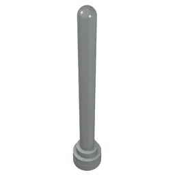 Antenna 1 x 4 with Rounded Top / Light Gray