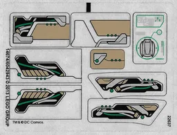 Sticker Sheet for Set 76009-1