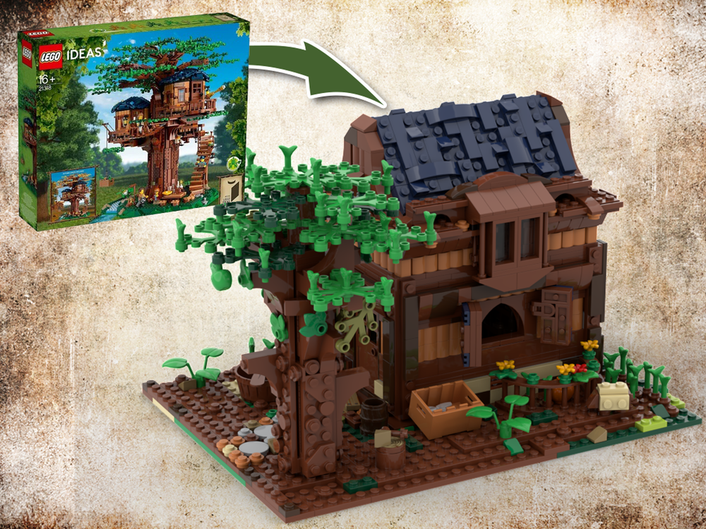 Lego 21318 Modular Medieval House Alternative Build