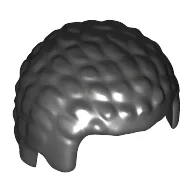Hair Coiled Texture [Plain] / Black
