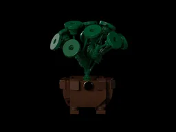 Chinese Prosperity Plant mini model