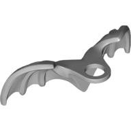 Lego Minifig Neckwear Wings Gargoyle / Light Bluish Gray