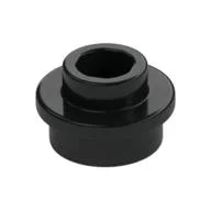 Plate Round 1 x 1 with Open Stud / Black