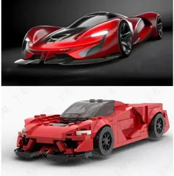 Dodge srt tomahawk x vgt red lego speed
