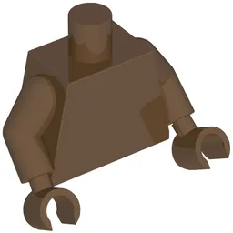 Torso, Brown Arms, Brown Hands [Plain]