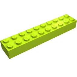 Brick 2 x 10 / Lime