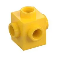 Brick Special 1 x 1 Studs on 4 Sides / Yellow