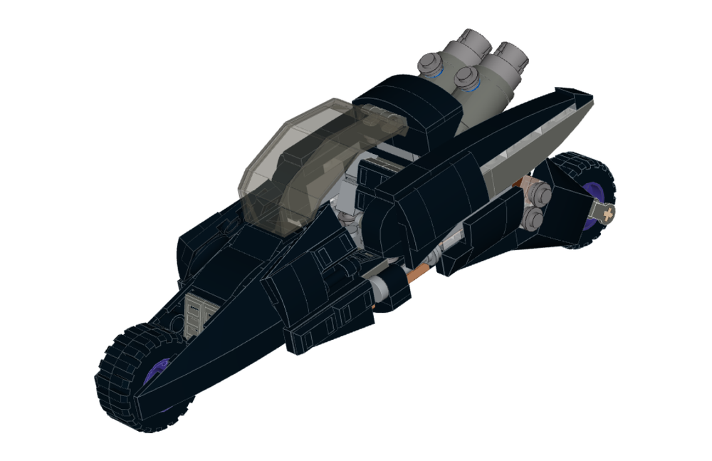 Lego Custom Bat Cycle