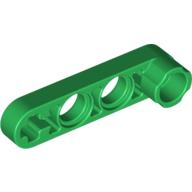 Lego Technic Beam 1 x 4 Thin with Stud Connector / Green