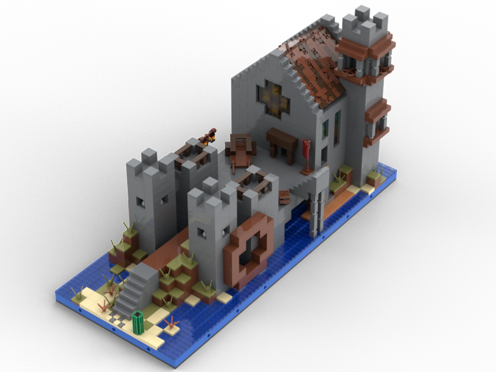 Lego Minecraft Dungeons Highblock Castle Entrance
