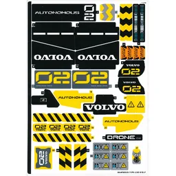 Sticker Sheet for Set 42081-1 / [No Color/Any Color]