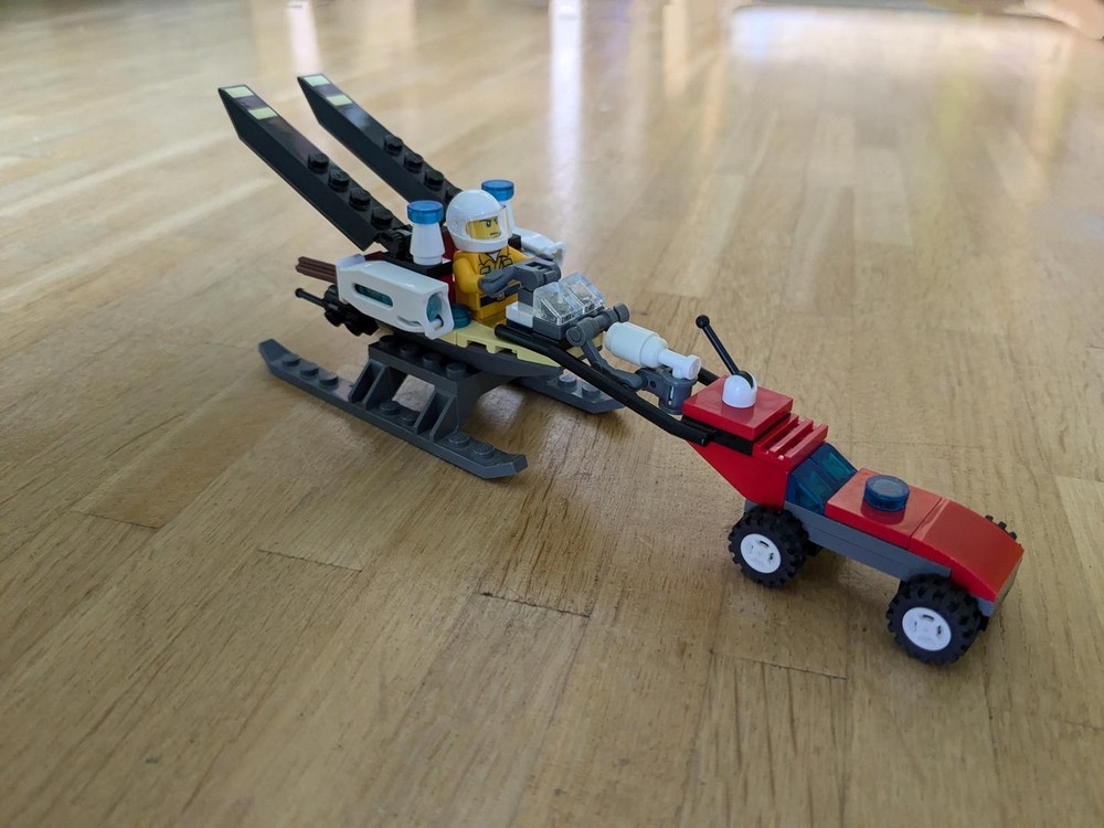 Lego Fire brigade Christmas sleigh