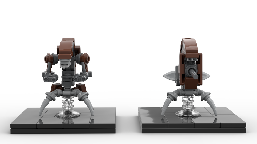 Lego Droideka Minifig Scale Combo - Standard and Sniper