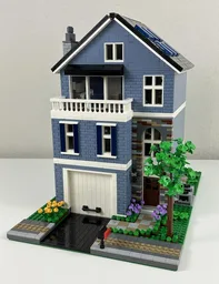 Blue Southern Townhouse