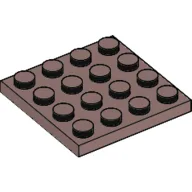 Plate 4 x 4 / Sand Red