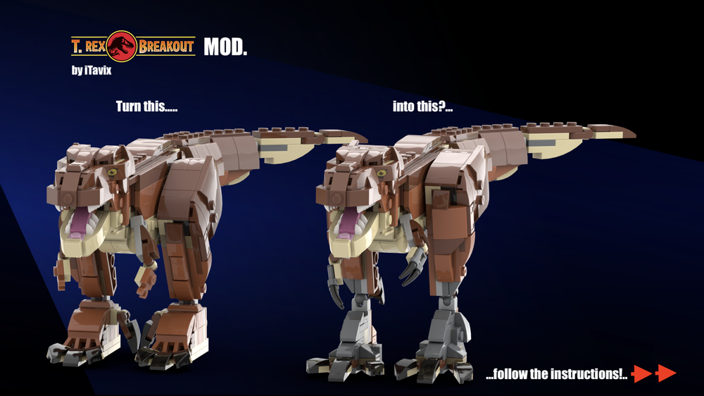 Lego T-Rex 76956 MOD