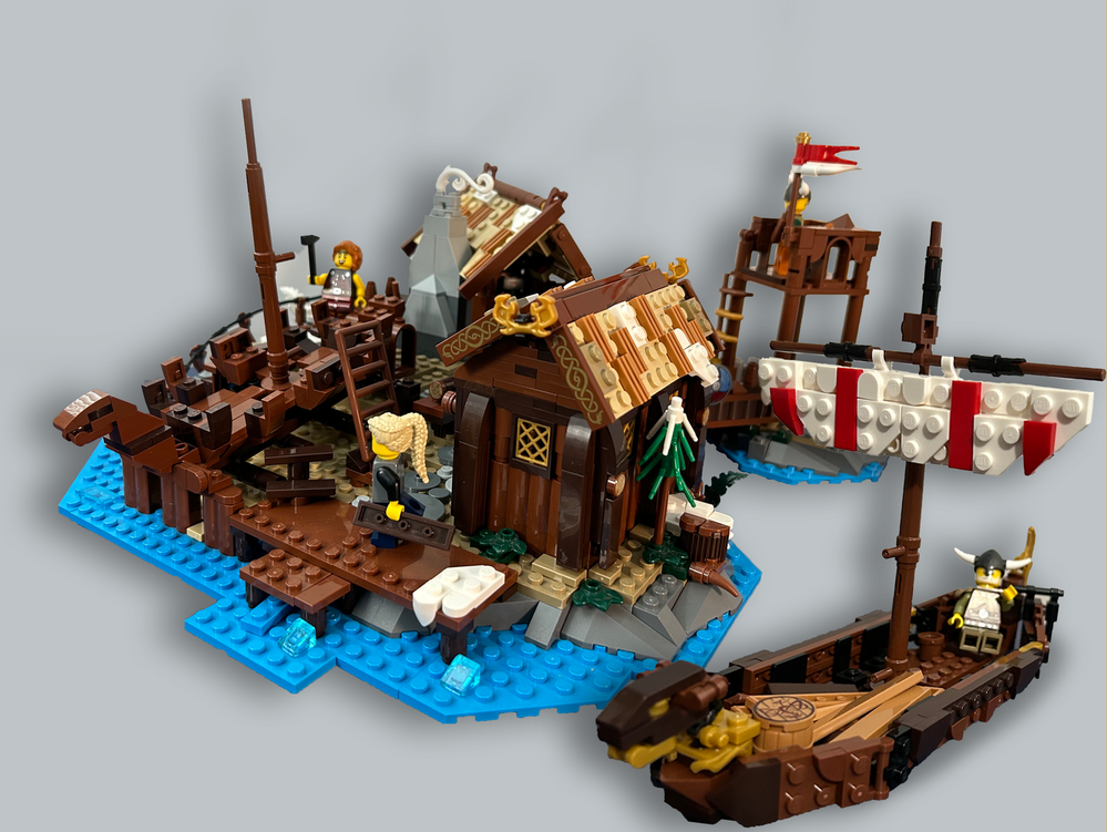 Lego Viking Shipyard