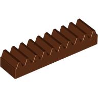 Lego Technic Gear Rack 1 x 4 / Reddish Brown