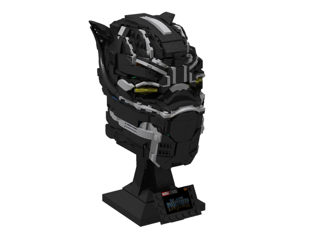 Lego Black Panther Bust