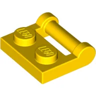 Plate Special 1 x 2 [Side Handle Closed Ends] / Yellow