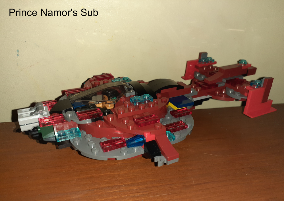 Lego Prince Namor's Sub - alt of 76213-1