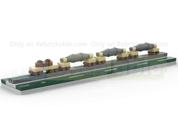 µ-Size Train : Torpedo Transporter Wagon for Melted Steel Train Display