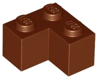 Brick 2 x 2 Corner / Reddish Brown