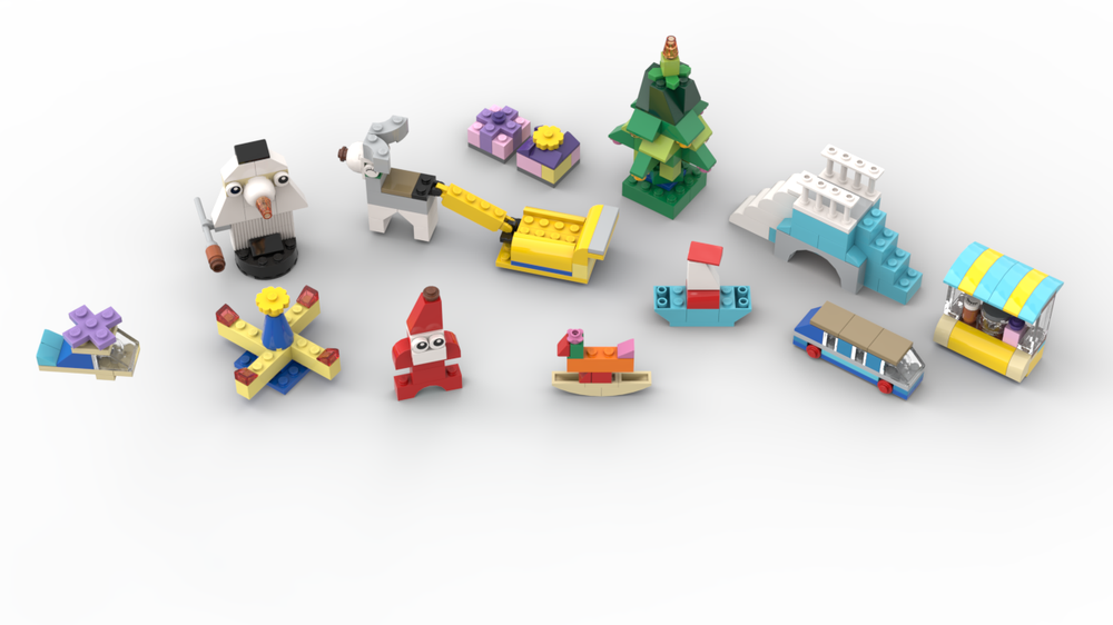 Lego 10698 Advent calendar mini