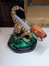 Velociraptor Statue
