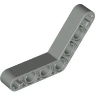 Technic Beam 1 x 7 Bent (4 - 4) Thick / Light Gray