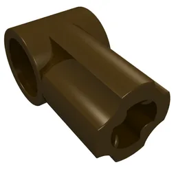 Technic Axle and Pin Connector Angled #1 / Dark Brown