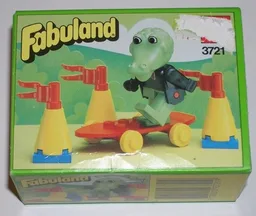 Clive Crocodile on Skateboard