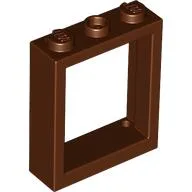 Window Frame 1 x 3 x 3 / Reddish Brown
