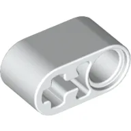 Technic Beam 1 x 2 Thick with Pin Hole and Axle Hole / White