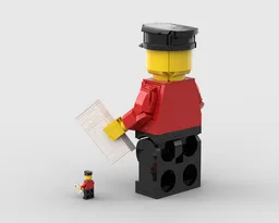 Upscaled postman