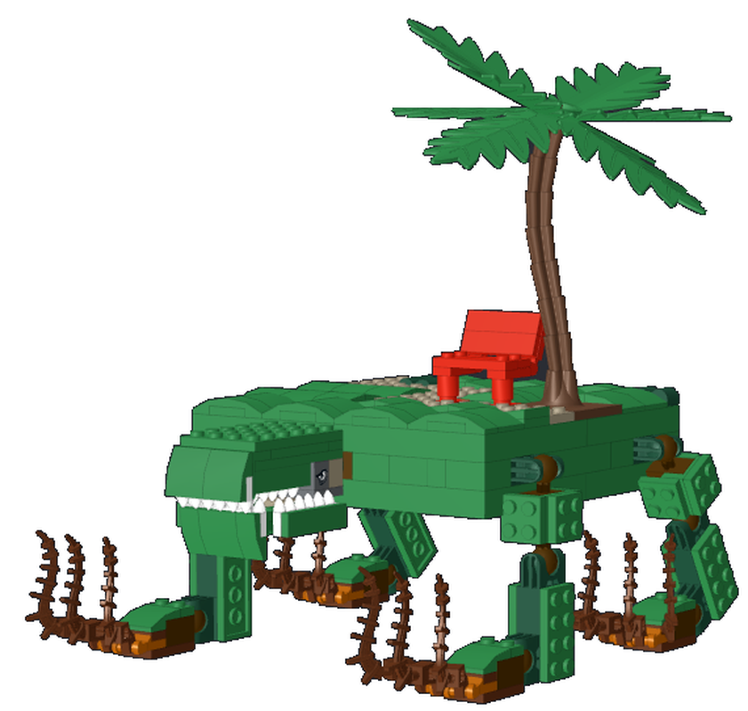 Lego Flonase Grass Monster