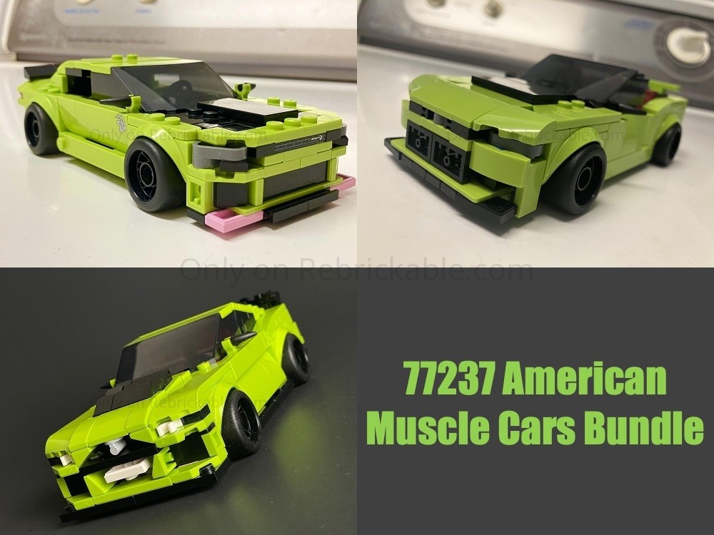 Lego 77237 American Muscle Cars Bundle