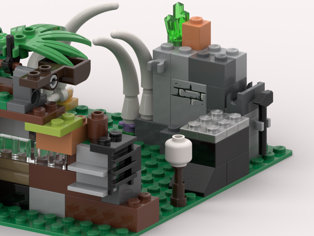 Lego Modular Forest Part 2: The Furnace and Shelter