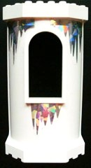 Lego Belville Wall, Tower with Window with Icicles Pattern (Stickers) - Set 7581