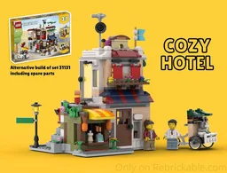 31131 Noodle Shop Alternate Build: Cozy Hotel