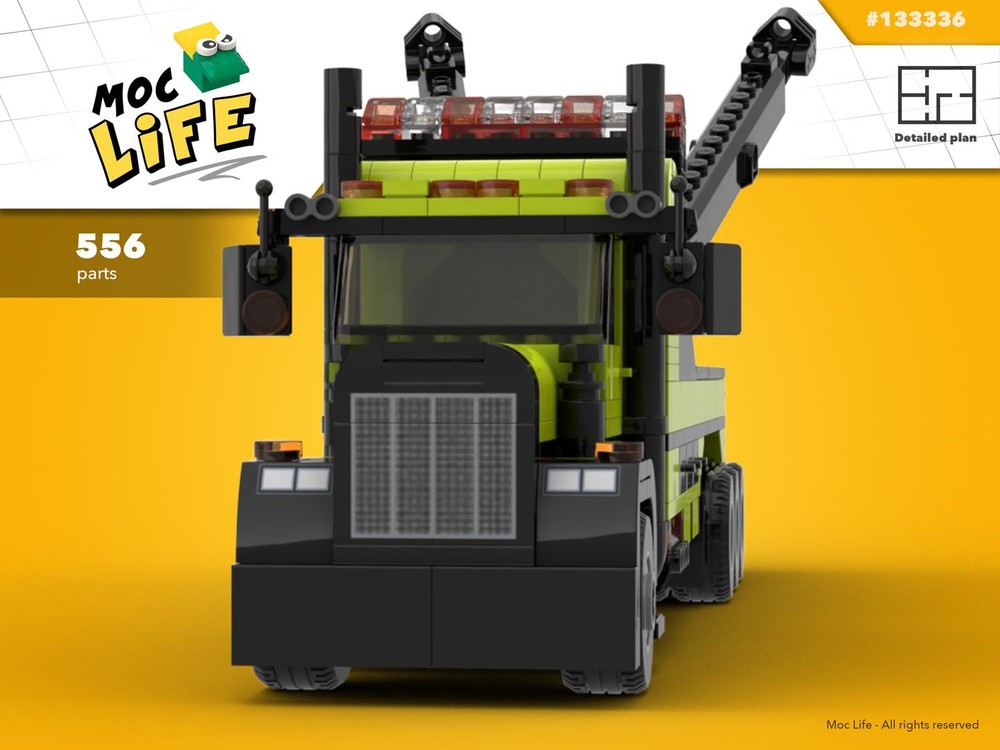 Lego Peterbilt 359 double rigs