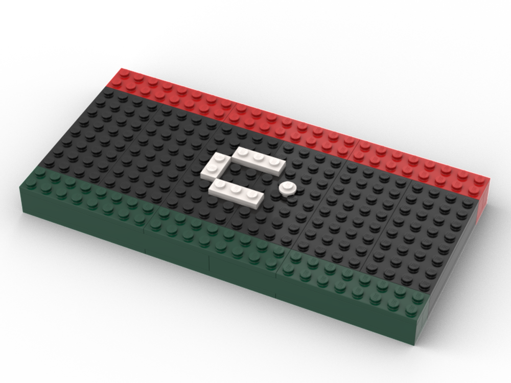 Lego Liberia national flag