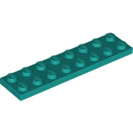 Plate 2 x 8 / Dark Turquoise