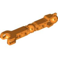 Lego Large Figure Skeletal, Limb with 2 Ball Joints, Ball Socket and Four Holes / Orange