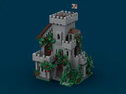 Medieval castle Keep in the forest - Modular